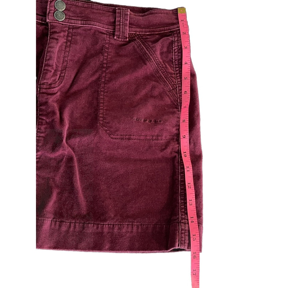 DKNY Corduroy Burgundy Skirt size 12 Above The Knee/‎ Mini 33in Waist - Picture 4 of 7
